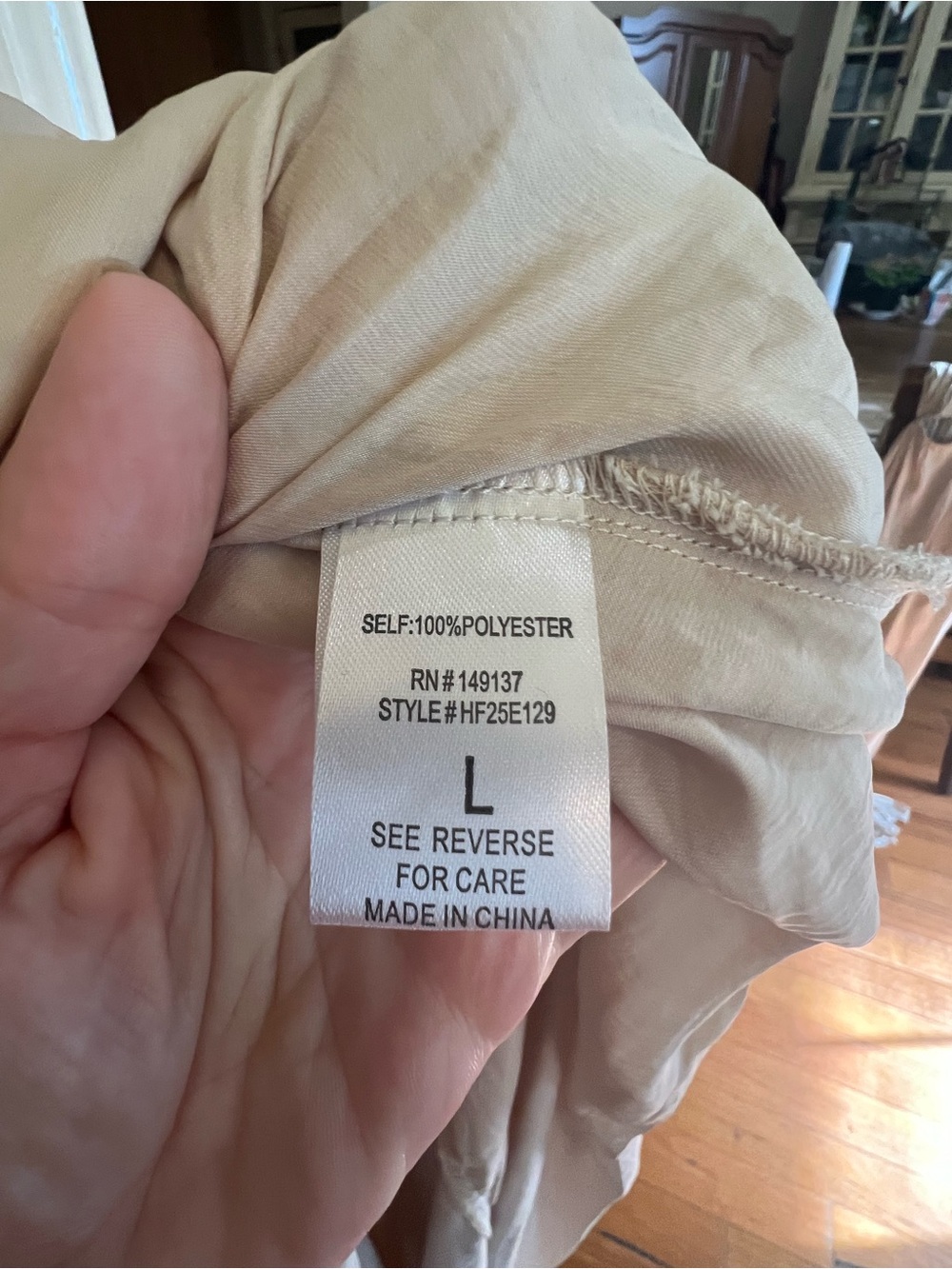 HYFVE Beige Cutout Spaghetti-Strap Maxi Dress - Picture 6 of 7